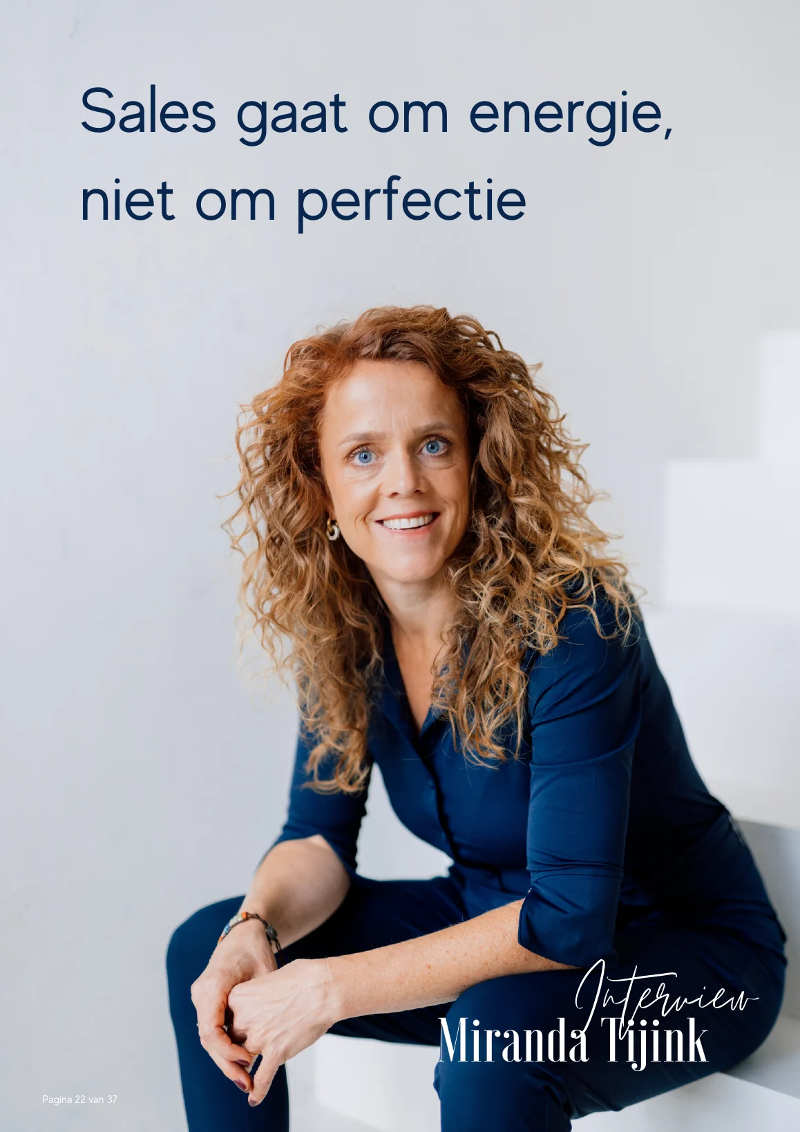 Interview met Miranda Tijink op pagina 22 van Business Women Nederland