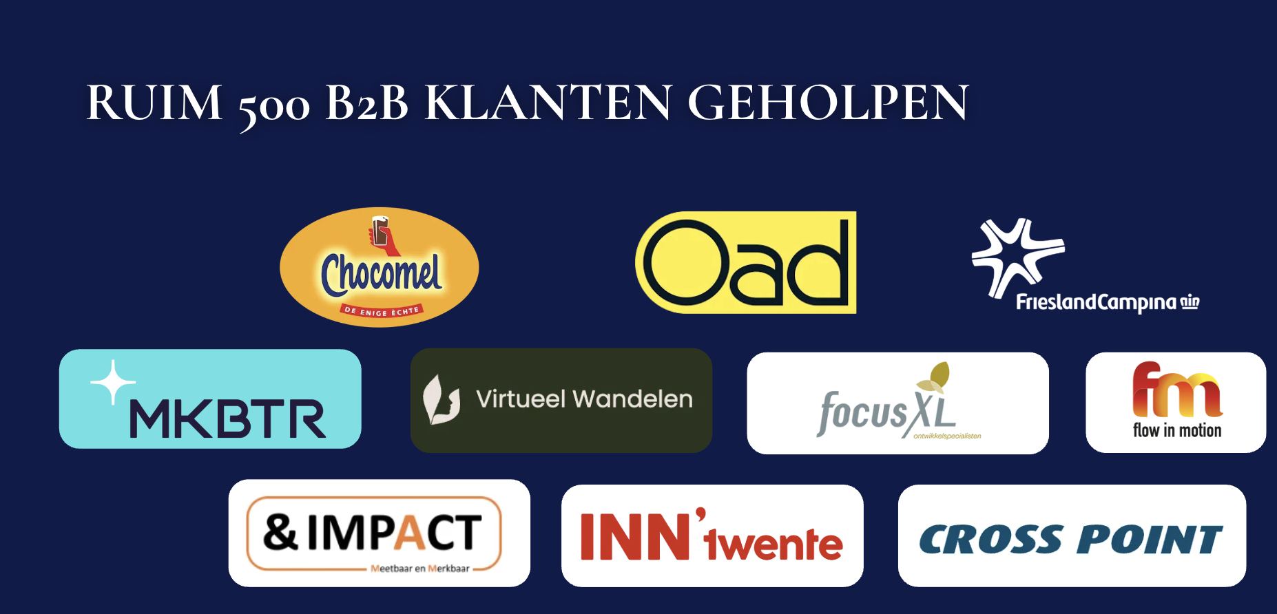 Selectie van Sterk in Sales klantlogo's