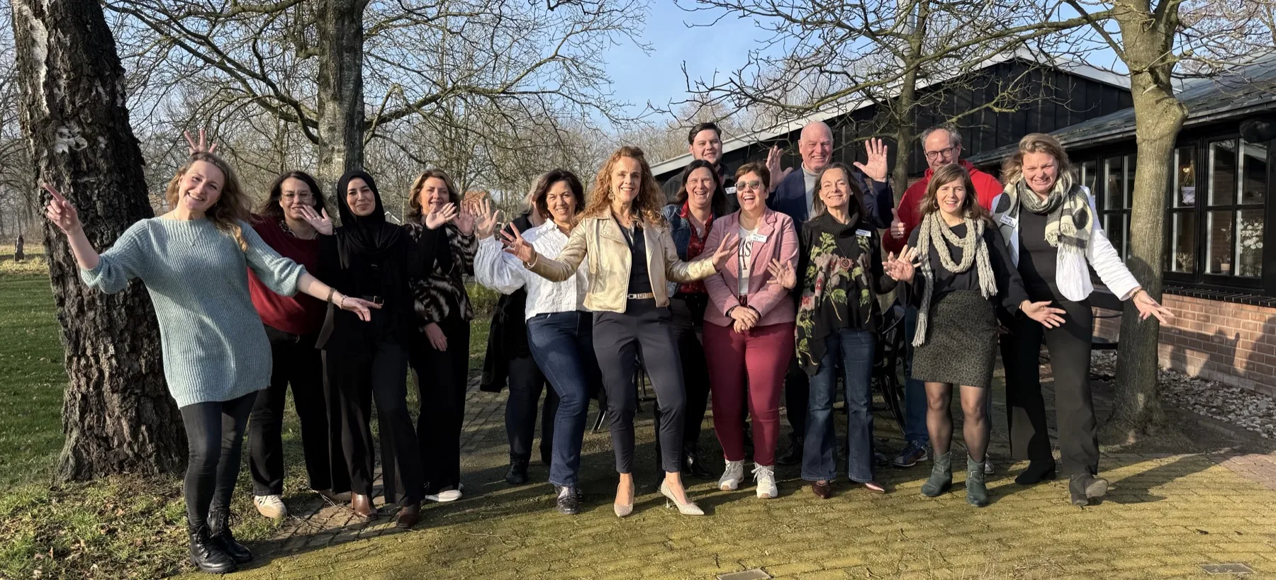 Miranda Tijink met deelnemers aan het Sales & AI Event