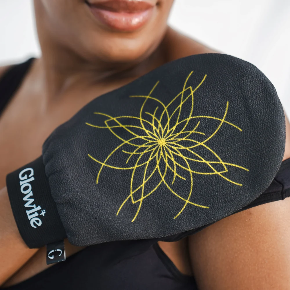 Productbeeld Exfoliating Glove – Zwart